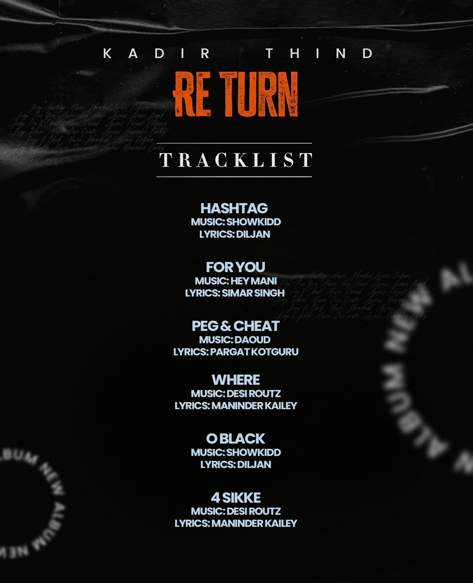 Kadirthind's tweet photo. Kadir Thind Announcing his First Album RETURN with Beboldmusic https://t.co/tL7WkCdTEG