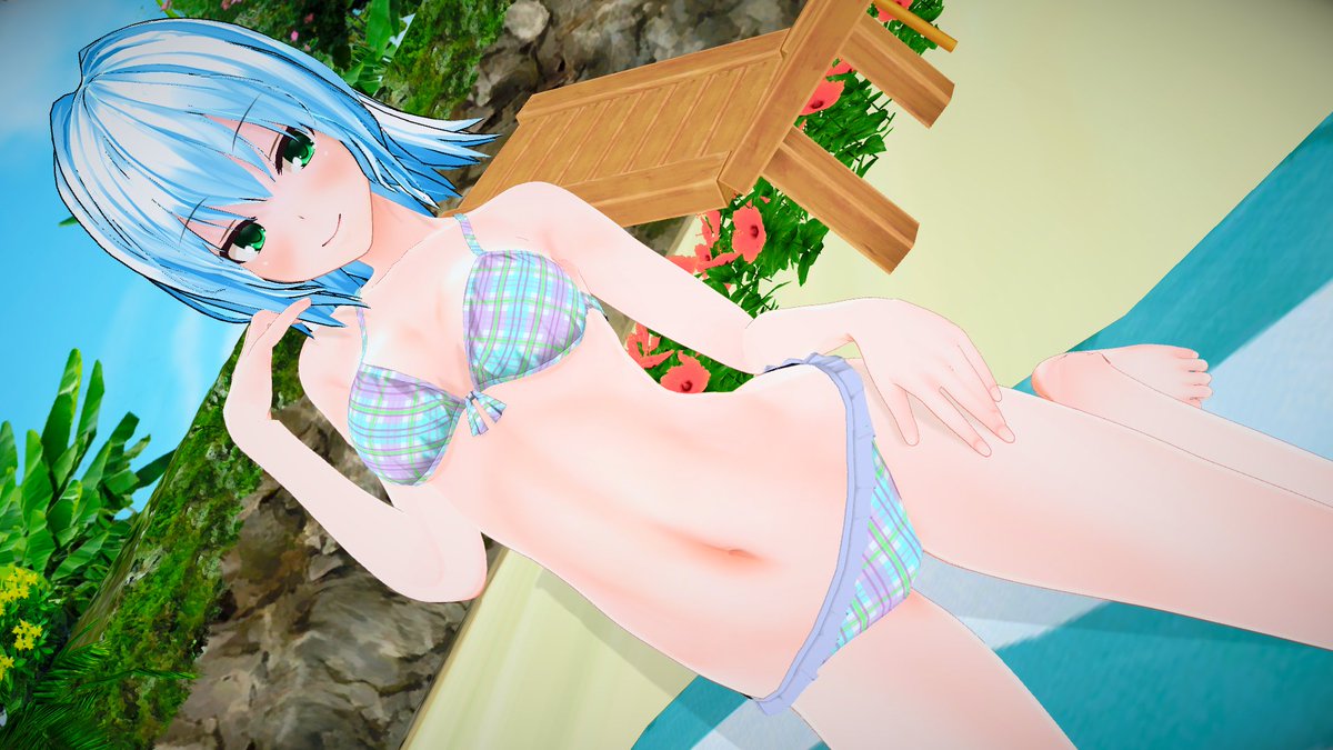 夏も完全に終わったので水着グラビア風の子を
#COM3D2