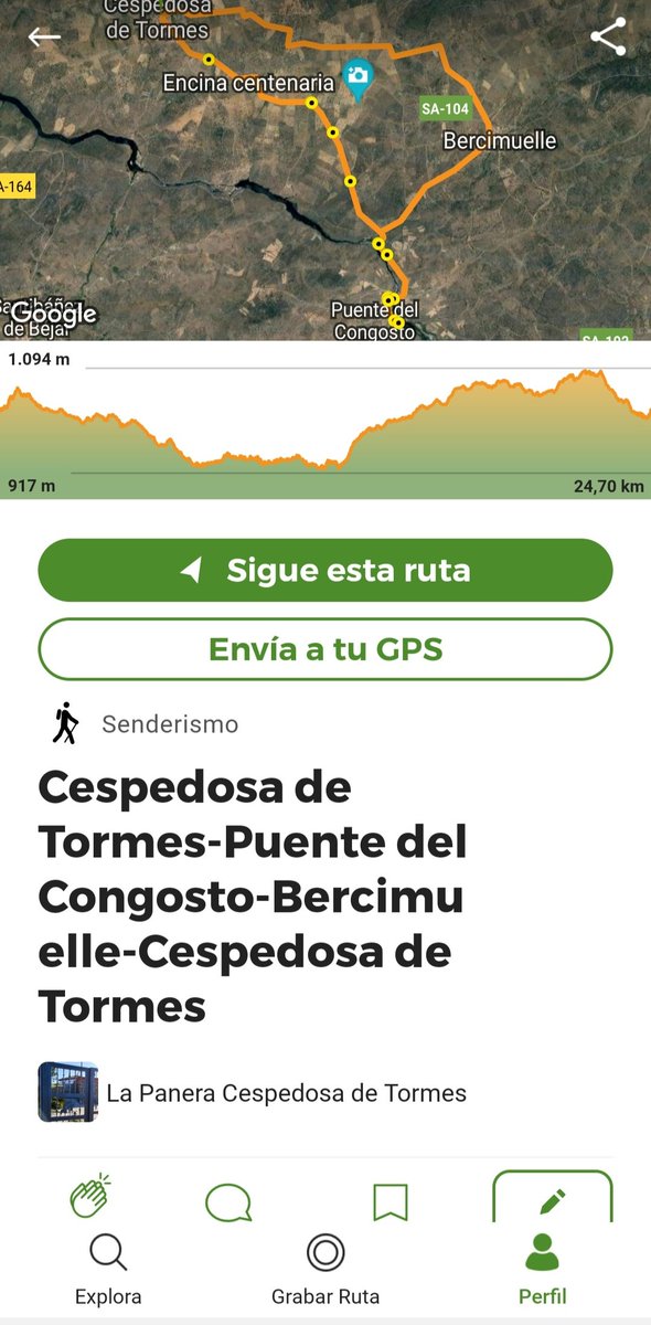 lapaneraturismo's tweet photo. Esta mañana, bonita ruta de senderismo saliendo de #CespedosDeTormes y visitando los pueblos vecinos de #PuenteDelCongosto y de #Bercimuelle.  En total 24, 70 kms a favor de #kmsxela!!!!. Seguimos sumando!!!!
@KMSxELA @lito @JuliaBlancoPel2 @LolaTocino @andonimendoz @peperiofrio https://t.co/EEvL46bsm4