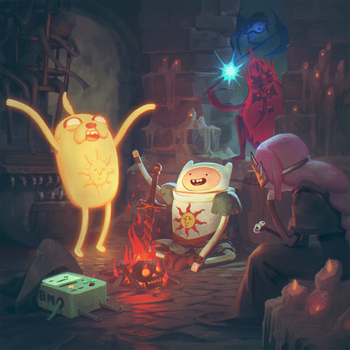 Dark Souls x Adventure Time

Artist: <a href="/JasonChanArt/">Jason Chan</a>