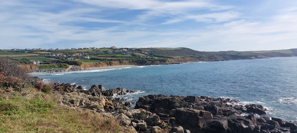 BevHunt72's tweet photo. So have turned inland on my #Walk32 of 55 to raise funds for #OneMedicine @HumanimalTrust .. en route back to #Perranuthnoe...it's been a lovely day..almost like summer..https://t.co/Qfp9d2j80g https://t.co/rGycuUdYIo