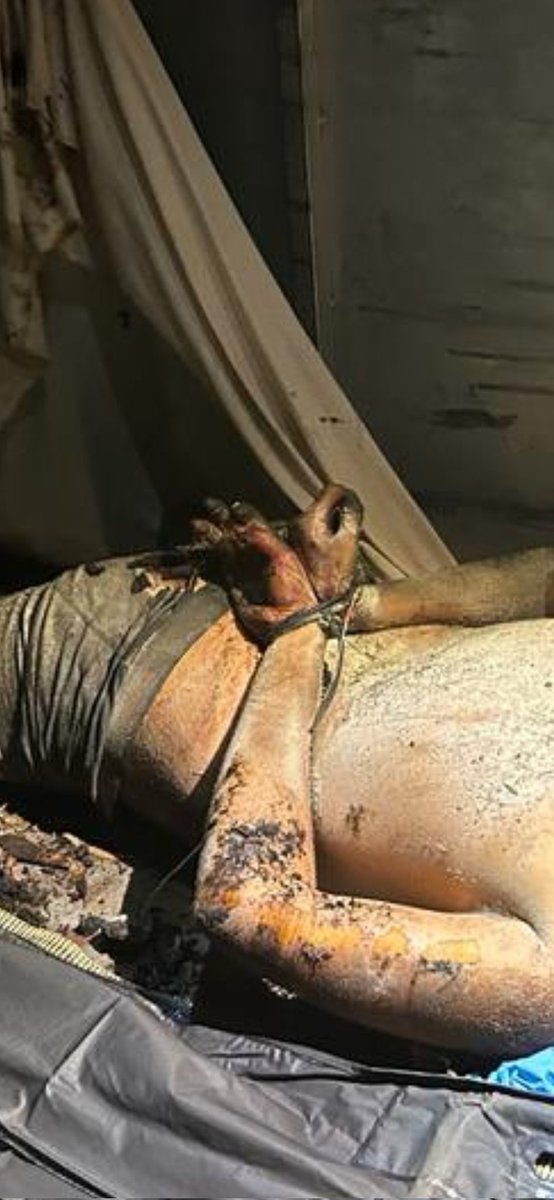 This is an IDF soldier who was murdered by Hamas terrorists. Yes, you see correctly, he was not killed in battle, he was not killed with a weapon in his hands, he was executed! Tied up and murdered!
Hamas are ISIS, deadly terrorists that need to be eliminated!!!