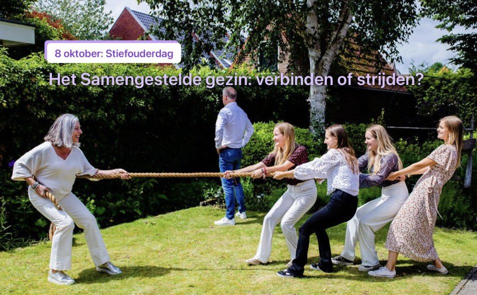 Vandaag stiefouderdag - 8 oktober - voor samengestelde gezinnen 👨‍👩‍👧‍👦

Vandaag is de landelijke dag voor erkenning en eren van het stiefouderschap.

Leonie Kappert is de gelincenseerd Stiefgoedcoach in Twente. Hulp?

leoniekappertcoaching.nl/coaching-stief…

#stiefgoedcoach #stiefouderschap #twente