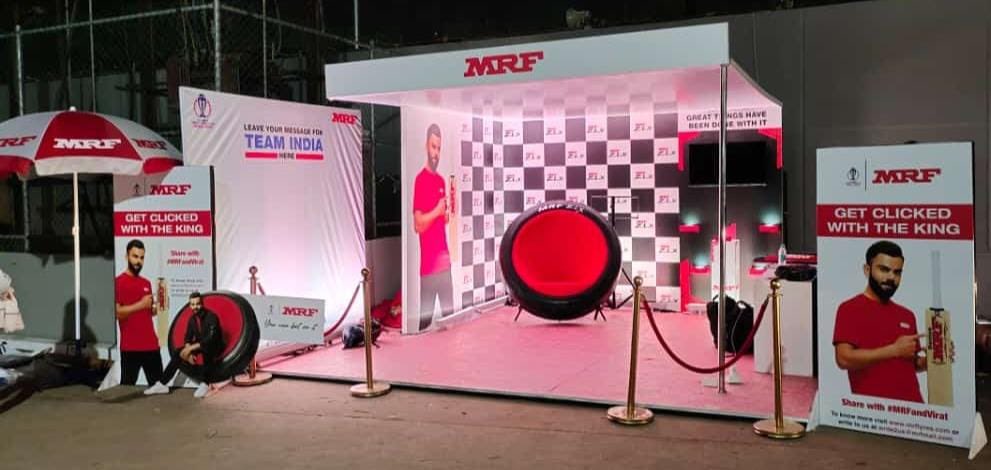 mrftyreindia's tweet photo. This is your chance to be a part of the action this World Cup! Head to the MRF ZLX AR booth at the M.A. Chidambaram stadium in Chennai (opposite CDE Box stands) and get 'Clicked with the King' himself.
#MRF #MRFandVirat #ViratKohli
#IndVsAus #CWC23 
#kingkohli #simhadrityres https://t.co/SEfELj3bOf