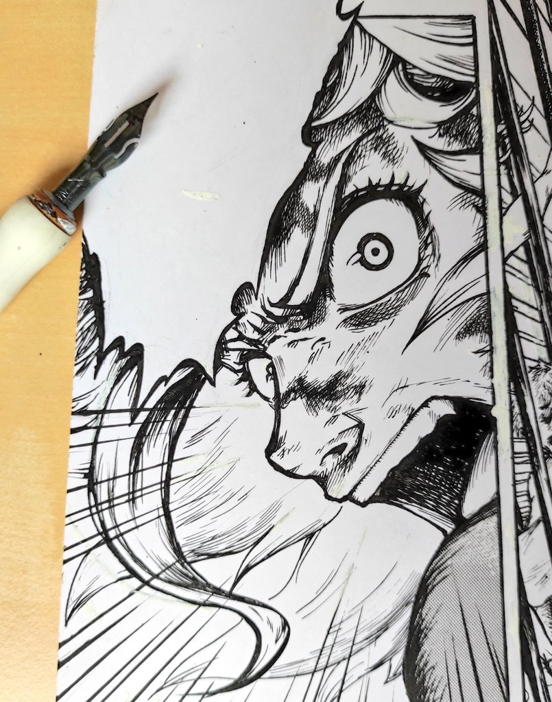 Début de la partie émotionnellement difficile du chapitre. Je me dis que c'est ptet mieux d'éviter certaines scènes sur les réseaux et de les garder pour la lecture ?