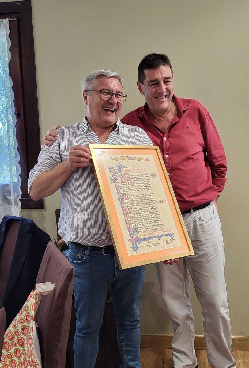 Este finde enla comida de jubilación de mi colega y amigo Jorge Sanchez Directoras Gerentes Sociales Seguimos
