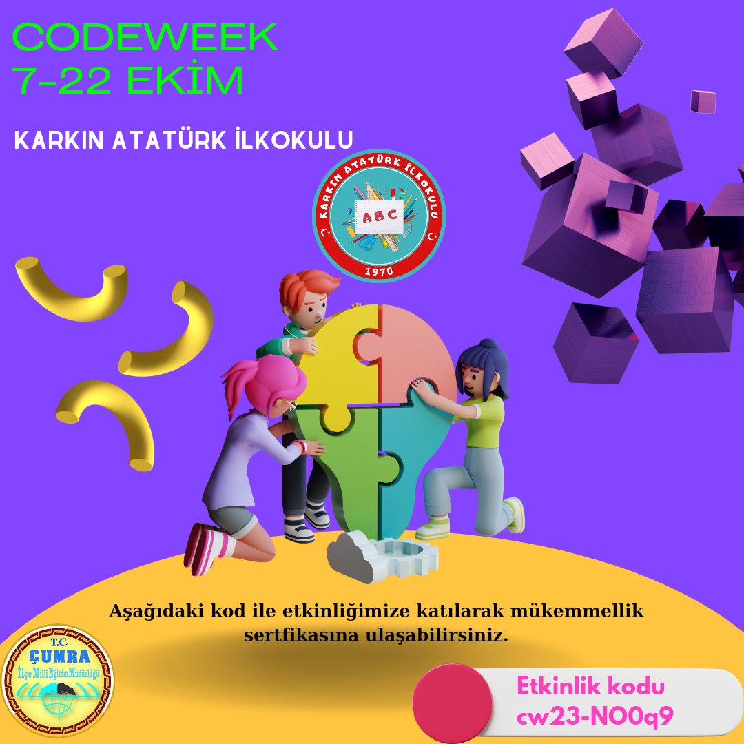 CopeAtma's tweet photo. Şimdi kodlama zamanı 👨‍💻🖱️🛜
@eTwinningKonya @konyamem @CumraMem @CodeweekTurkiye 
#codeweek https://t.co/UgBAWZ6Vh6