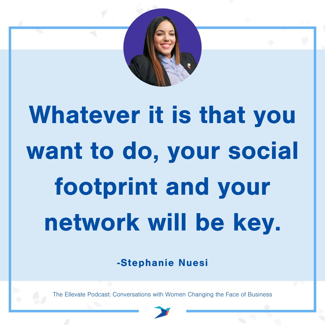 Ellevate Network (@ellevatentwk) on Twitter photo Tune in! → ow.ly/PzzS50PSHvq
This week on the Ellevate Podcast, we sit down with <a href="/StephanieNuesi/">Stephanie Nuesi</a>, CEO of Max Up, to discuss getting through impostor syndrome, her experience with networking and asking for help, and her top time management tips. Tune in! → ow.ly/PzzS50PSHvq
This week on the Ellevate Podcast, we sit down with <a href="/StephanieNuesi/">Stephanie Nuesi</a>, CEO of Max Up, to discuss getting through impostor syndrome, her experience with networking and asking for help, and her top time management tips.