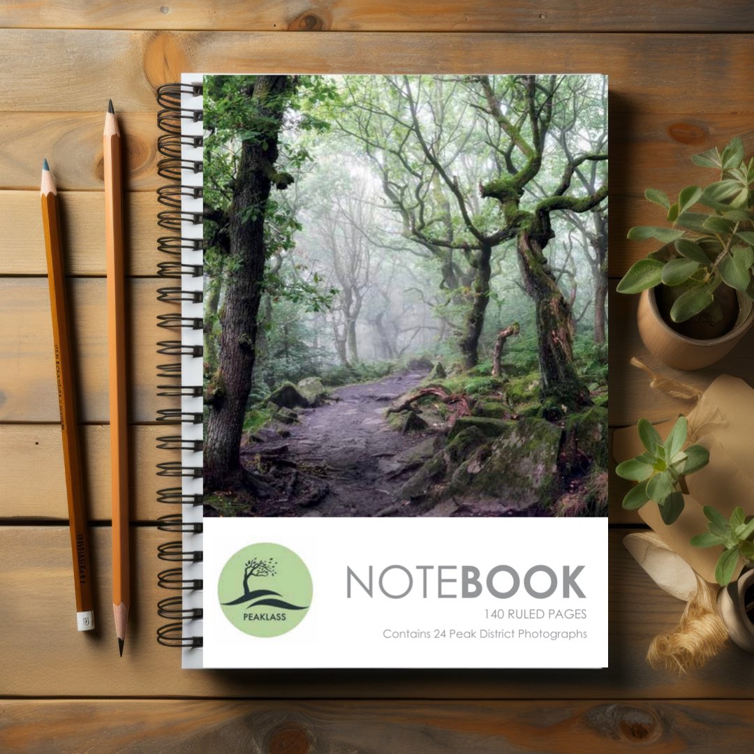 I’m happy to say that I have my A5 Notebooks back in stock! They contain 140 ruled pages interspersed with 24 of my #peakdistrict photos, with descriptions and locations. Spiro-bound for lay-flat-ness, they’re perfect for notes and adventure plans. 😊

peaklass.com/product/peakla…