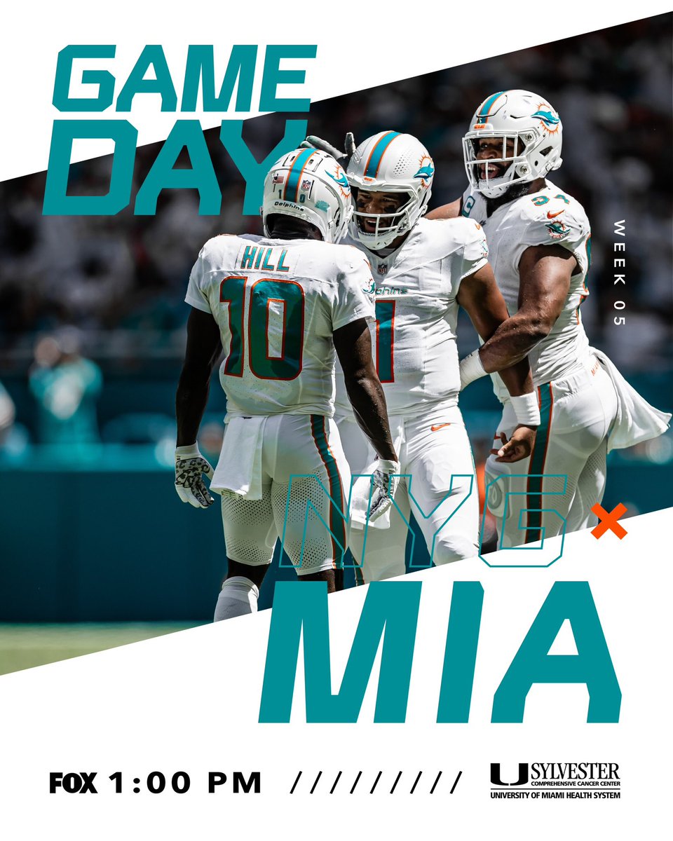 MiamiDolphins's tweet photo. Gameday in the 305 ‼️

#NYGvsMIA | #FinsUp https://t.co/iOykhbHGPp