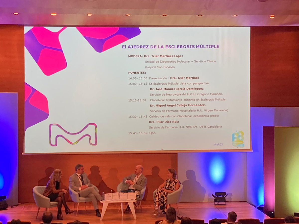GEAFEN (@geafen_sefh) on Twitter photo ➡️Interesante Simposio "El ajedrez de la Esclerosis múltiple" celebrado ayer en <a href="/sefhcongreso/">70 Congreso SEFH</a> con la intervención de nuestras <a href="/iciar_mar/">Iciar martinez lopez #GENIB</a> y <a href="/pilidiazruiz/">Pilar Díaz</a> ➡️Interesante Simposio "El ajedrez de la Esclerosis múltiple" celebrado ayer en <a href="/sefhcongreso/">70 Congreso SEFH</a> con la intervención de nuestras <a href="/iciar_mar/">Iciar martinez lopez #GENIB</a> y <a href="/pilidiazruiz/">Pilar Díaz</a>