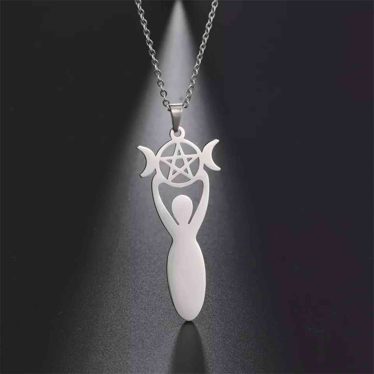 morphiasjewels's tweet photo. On sale!!!
Silver Goddess Necklace Triple Moon Pentagram Pendant.
https://t.co/YaUl8bZonK

#pentagram #necklaces #jewellery #etsy #Sales #MHh https://t.co/DhzGDexuja