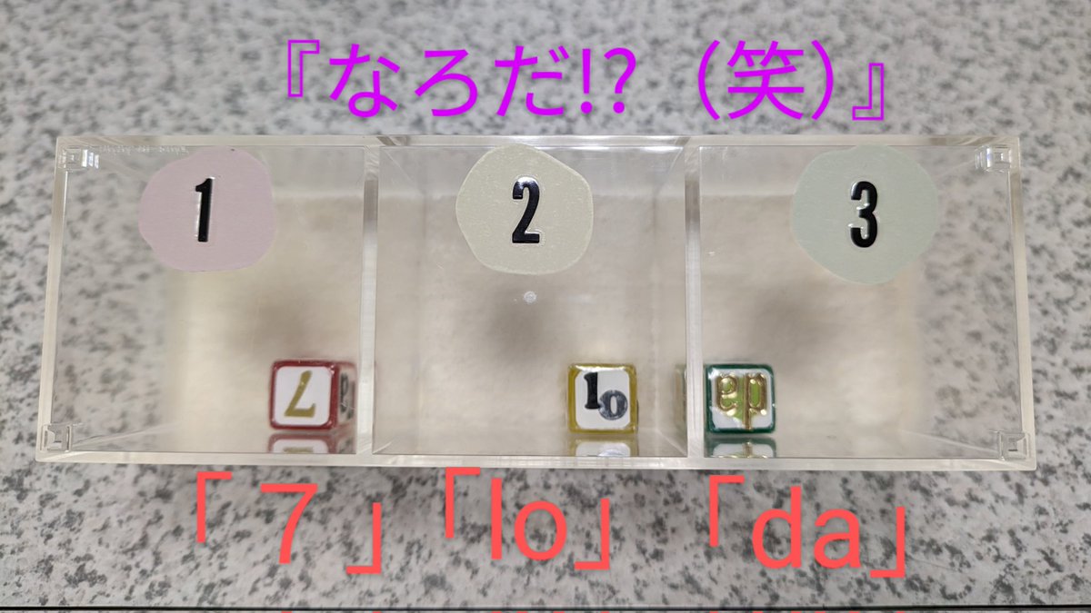 shop_gobangai's tweet photo. つぶやきスタッフ作
「ZOLOME DICE」に、
懐メロ大好きスタッフが挑戦‼️
結果は…!?!?

ZOLOMEへの道は、
果てしなく遠いのであった😂
#真田ナオキ
#酔えねぇよ 
＃ZOLOME
皆さまもご来店の際はLET'S ZOLOME！🎲 https://t.co/08gNPw88qF