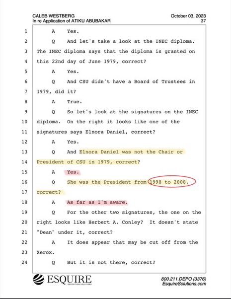 jacksonpbn's tweet photo. @fkeyamo KEYAMO, your silence was better than this rubbish you wrote. You just insulted your over 30yrs of legal practice. This is pure self destruct. Go back and read the questions and answers to the deposition. In case you don’t have it, here it is. https://t.co/k5QqljS1dP