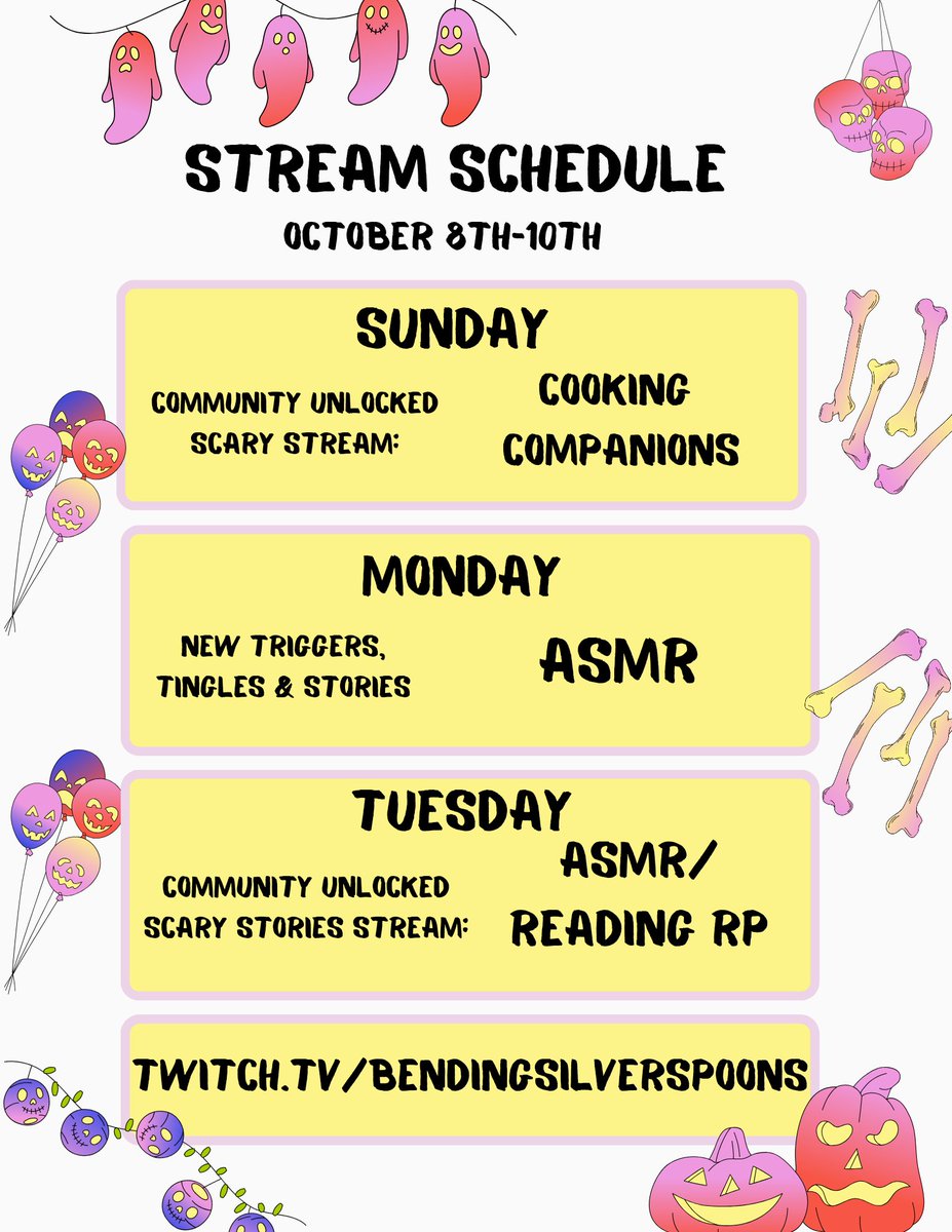 It's going to be a fun week! So many community unlocks!! You all are going to scare me aren't you?? 🫣👻