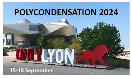 imp5223's tweet photo. Save the date ! @imp5223 @INC_CNRS organize the international conference 'Polycondensation 2024' Sept. 15-18, 2024 Villeurbanne (France). Prepare your abstracts and join this exciting conference ! https://t.co/3Ue2fp0V0W @UniversiteLyon @insadelyon @UnivLyon1 @Univ_St_Etienne https://t.co/2GGdy5f2eE