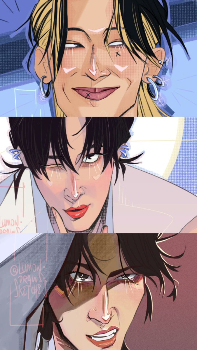 "Nah, I'll do it later " is my favourite ambush towards myself these days. 

I'm a lot more active on instagram so here's the thing 
instagram.com/lumon.draws.sk… 

#JungWooyoung #JeongYunho #ParkSeonghwa #ATEEZfanart #artinytober23