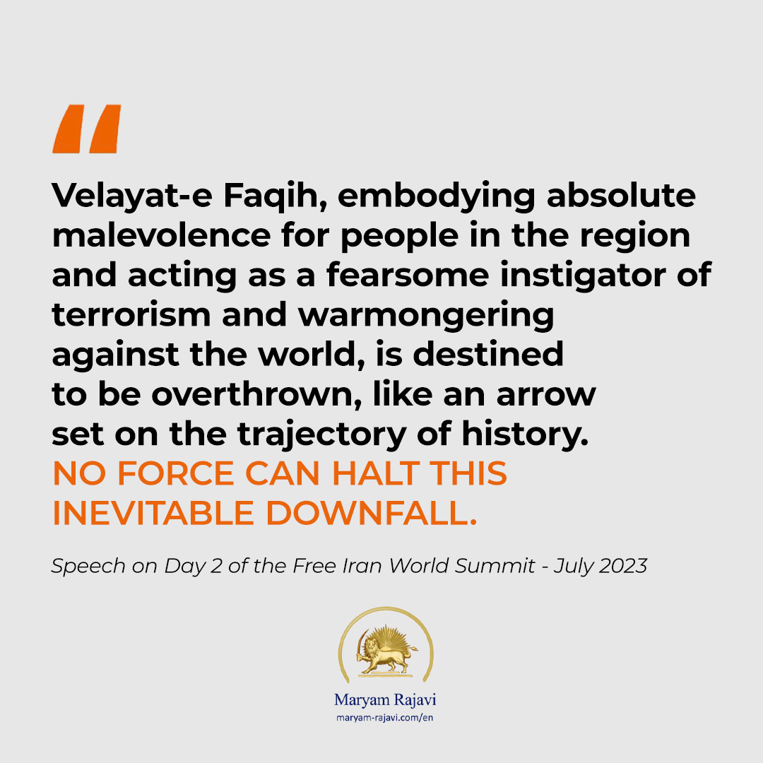 Maryam_Rajavi's tweet photo. Fundamentalism and terrorism under the banner of Islam, whether Shiite or Sunni, are either promoted and financed by the Iranian regime, or have their origins in the regime.
The policy of appeasement towards this regime has not only harmed the Iranian people, its primary victims, but has also had disastrous consequences for the entire region and our Arab and Muslim brothers and sisters.