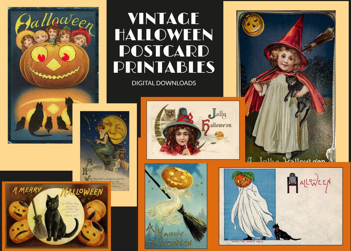ToteallyVintage's tweet image. 🎃Dive into the charm of Halloween with our set of 15 adorable vintage postcards! Perfect for spooking up your decor, sending invites, or adding a touch of magic to your scrapbooking. Get yours now!
toteallyvintage.etsy.com/listing/129791…
👻💌 #VintageHalloween #SpookyDecor #mhhsbd #postcards