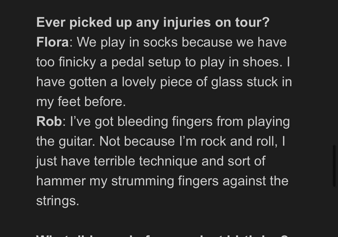 Birthday Cake For Breakfast interviewed us about terrible gigs, celeb crushes and almost nothing about our album (which is still out now by the way and still available on all platforms). Give it a read, give it a chuckle: birthdaycakebreakfast.wordpress.com/2023/09/18/a-s…