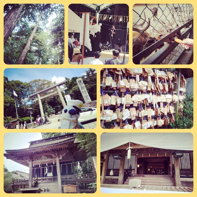 めぐりさんとの東京旅行2日目 鹿島神宮行ってきました✨ めちゃくちゃ楽しかったです! 御朱印書いてもらったんですがそれぞれクセが強くて素晴らしい👏