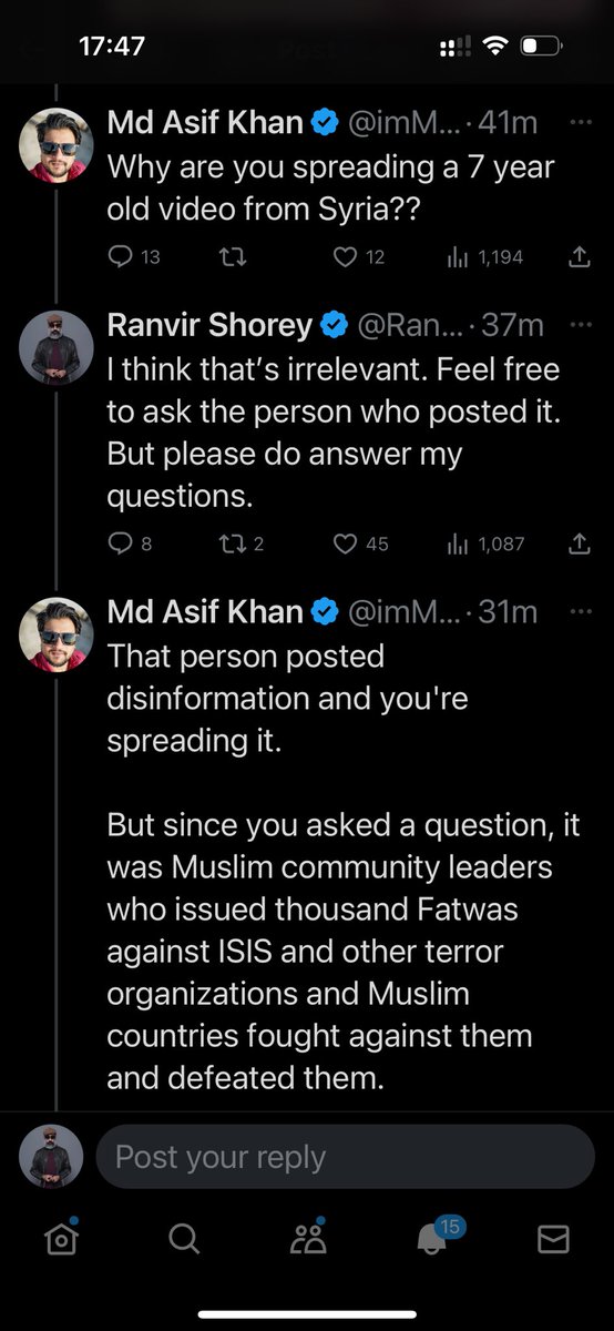 RanvirShorey's tweet photo. “Islamophobia”, if it exists, will not be beaten by whataboutery, but by introspection &amp; reform, #imho. Peace out! ✌🏽 https://t.co/B7Cv9u7j1x