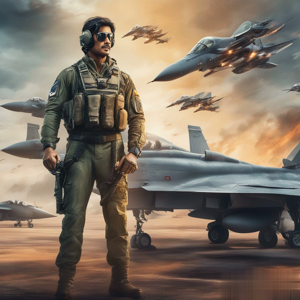 Saluting the spirit of our Air Force heroes! 🛩️ Presenting AI-generated images of @VidyutJammwal as an Air Force fighter pilot on this special Air Force Day tribute. 🇮🇳✈️ #AirForceDay #VidyutJammwal #HeroesInTheSkies