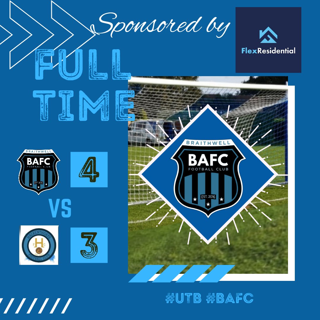 BAFC2016's tweet photo. SHCFA Senior Cup Result:
#BAFC 4-3 @HackenthorpeFCx 

Great game of football today from both teams, played in good spirit seeing as no ref turned up 🤷🏻‍♂️
We deserved the victory today, the lads were excellent at times!
Scorers 
Boothy ⚽️
Jacko ⚽️
Hodgy ⚽️
Rob Mack ⚽️ https://t.co/h2eOBY8Mgw