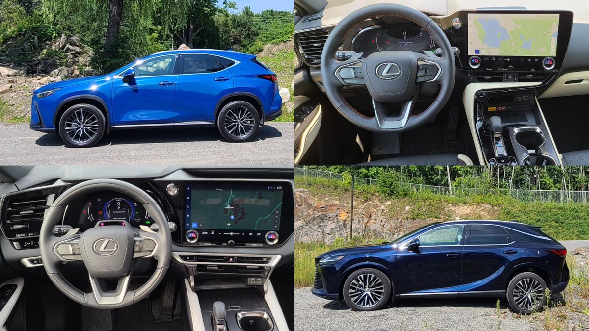 TheTorontoSun's tweet photo. #ICYMI Lexus NX 350h vs Lexus RX 350h: Which model and trim should you buy? https://t.co/h8eI0VOVi4 — via @drivingdotca
#LuxuryVehicles #Hybrids #ComparisonTests https://t.co/ZPepj3JWw3