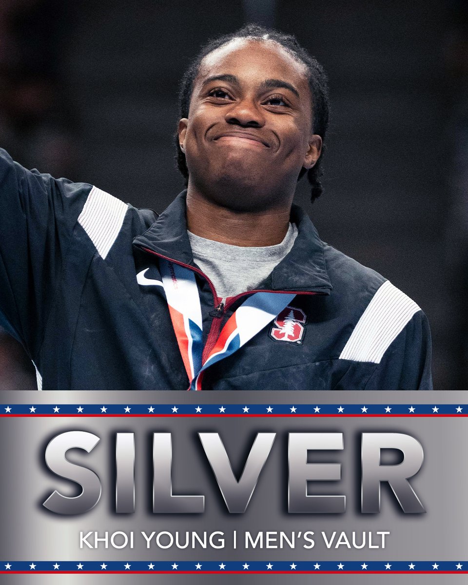 NBCOlympics's tweet image. Khoi Young is taking home his third world medal of #Antwerp2023! 🇺🇸🥈