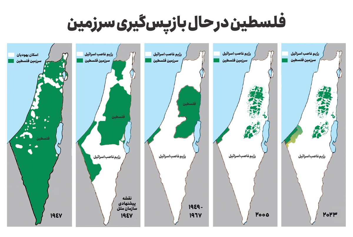 mazhab_jafari's tweet image. نقشه‌ی جدید فلسطین منتشر شد!
#طوفان_الأقصى #فلسطين #Israel #Gaza