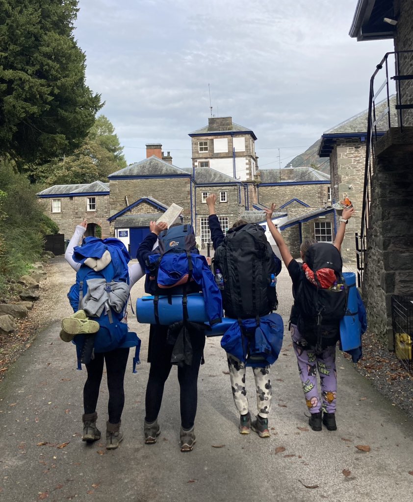 Group 3 GD first ones back and still smiling 😃💪👏.  <a href="/LynneDKyle/">Lynne Kyle</a> <a href="/BSGDDofE/">Duke of Edinburgh at Bolton School Girls' Division</a> <a href="/BSGDOutdoors/">Outdoor Learning at Bolton School Girls’ Division</a> <a href="/Patterdale_Hall/">Patterdale Hall</a> #thisgirlcan #teamwork #adventure #DofE #outdoors