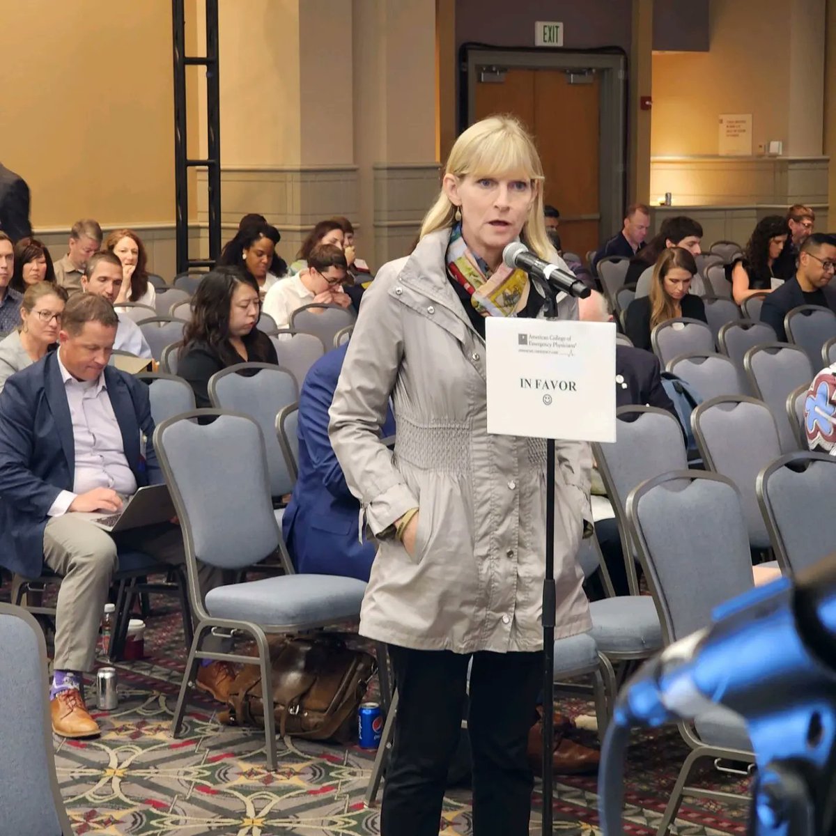 We're hard at work representing California's emergency physicians at #ACEPcouncil. Ready for Day 2! #ACEP23 #emergencymedicine #emresident #erdr #erdoc #calacep #californiaacep