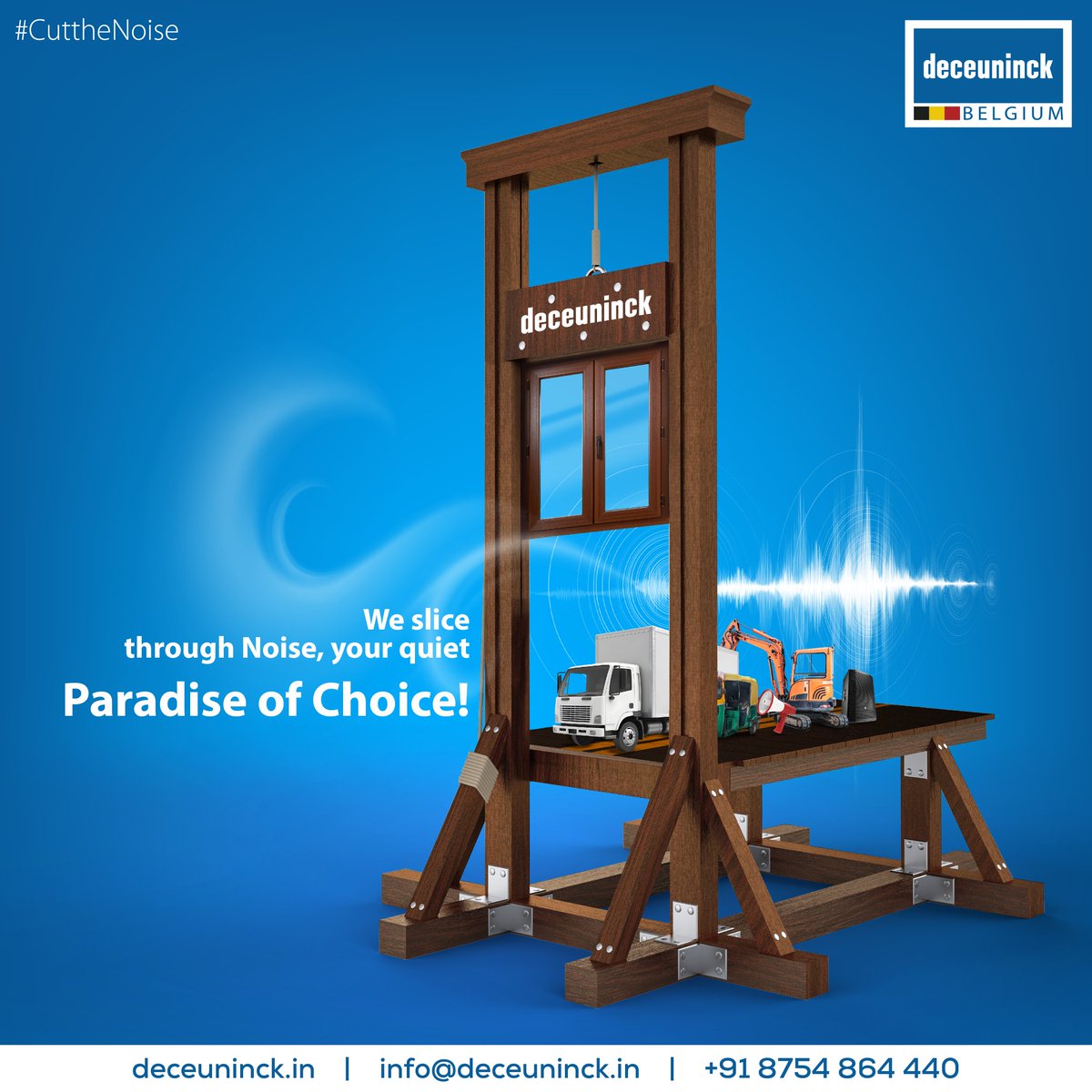 Cut the Noise with Deceuninick and make your own peaceful Sanctuary!

#YearRoundComfort #EnergySavings #DeceuninckWindows #ElevateYourLiving #StylishDesigns #deceuninck #deceuninckindia #deceuninckgroup #upvcwindowsanddoors