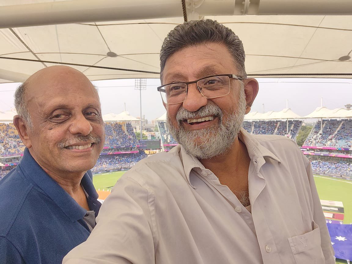 SatyakiRaghuna1's tweet photo. #Chepauk looking beautiful today. I recall watching every test match there from 1981-1999. I wish I was there now with my father and his co-author, @MidWicketTales. #Cricket #ICC #nostalgia https://t.co/HdTLk6ujlH