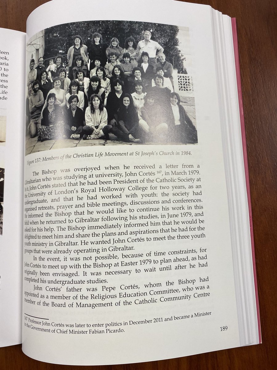 cortes_john's tweet photo. Wonderful work of literature by the inimitable Richard Garcia in memory of Bishop Edward Rapallo, much loved by our community.  Honoured to be mentioned together with my late Dad Pepe Cortes. @GibraltarNBC https://t.co/USv24HSX0T