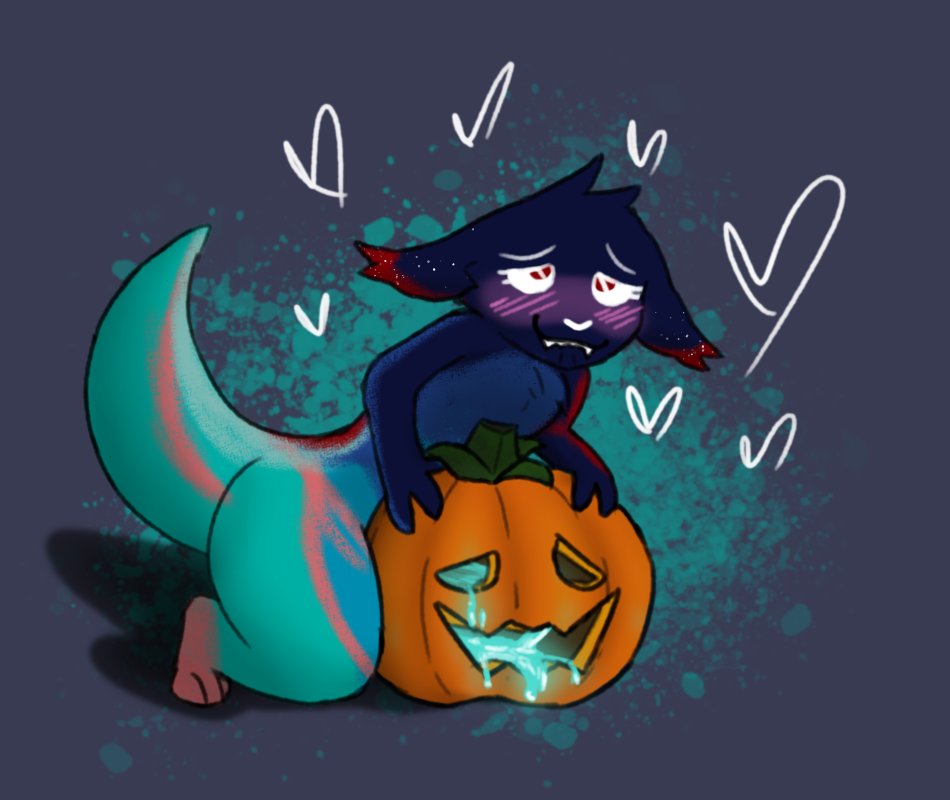 KawattaMe's tweet photo. Worst {best} Halloween special ever - scug fucks a pumpkin https://t.co/SxTgfkjbD2