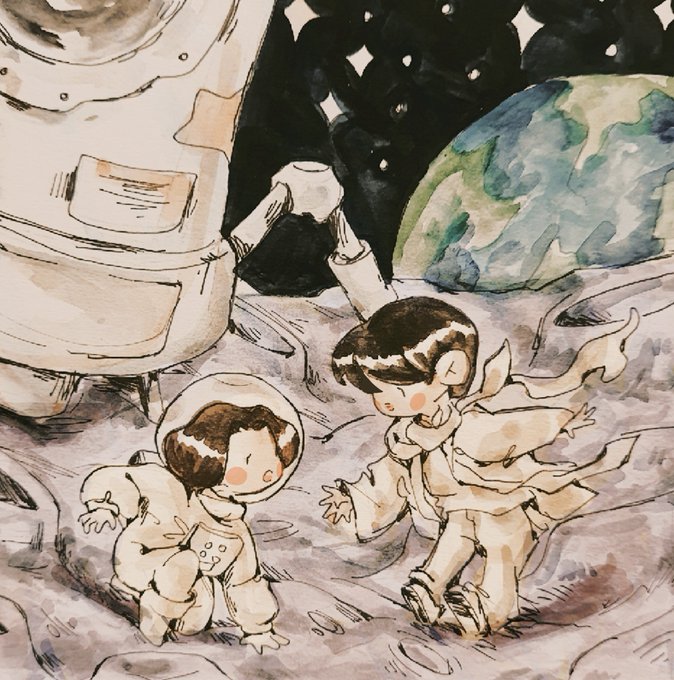 「宇宙飛行士 ショートヘア」のTwitter画像/イラスト(新着)