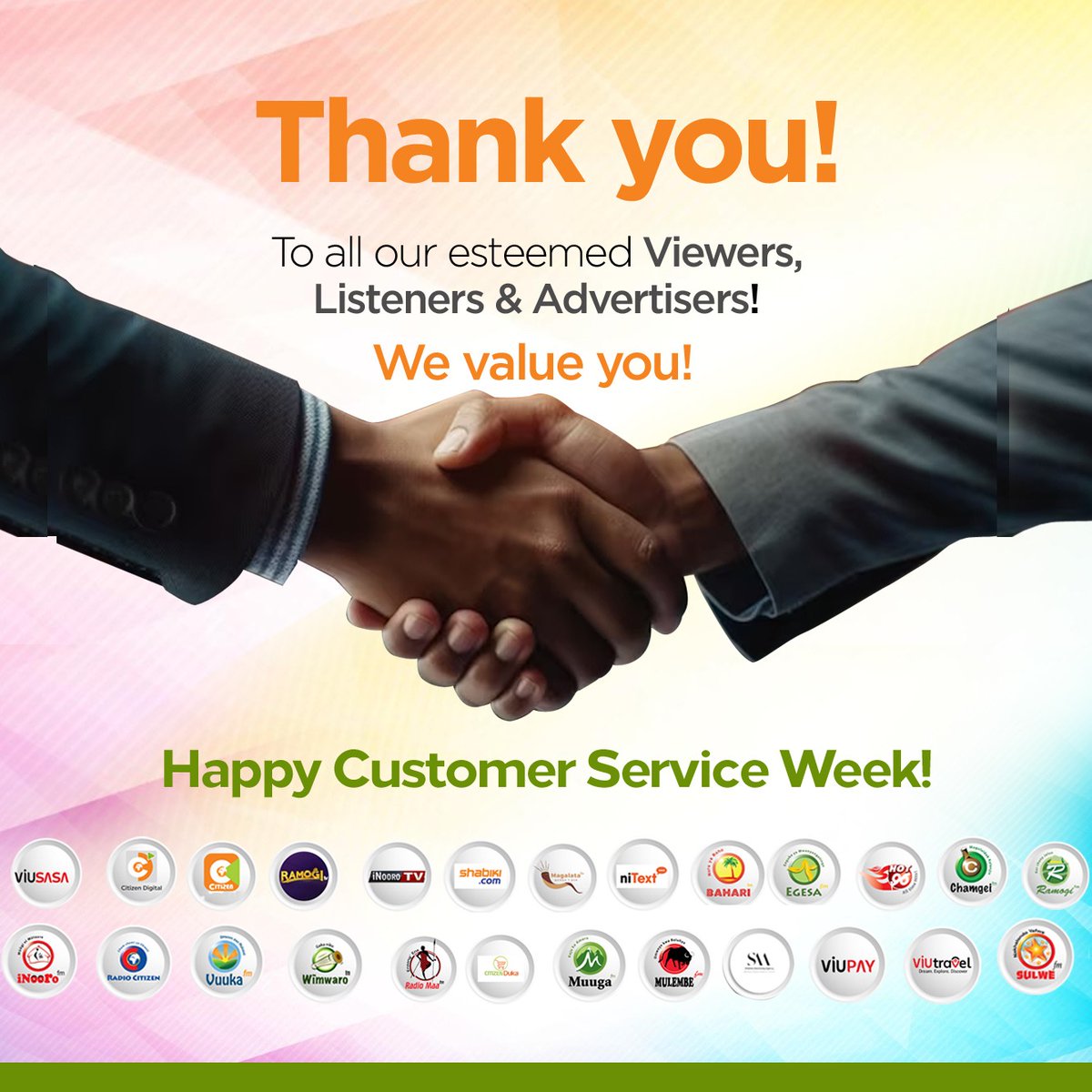 A special shout-out to our audience, listeners and customers! We are because you are! Happy Customer Service Week!
#customerserviceweek