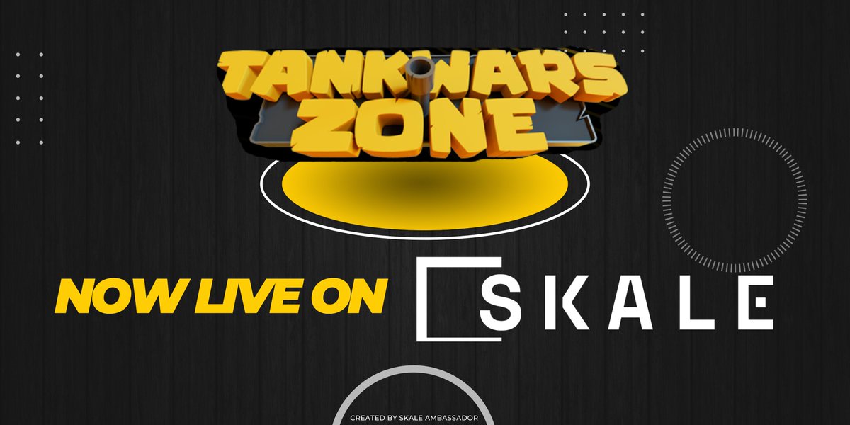 FilipinoSKALE's tweet photo. Looking for a #web3 blockchain-based tank battle game? @SkaleNetwork got you covered because @TankWarsZone is finally making its entry into the #SKALE ecosystem! 🎉

You can read more here: https://t.co/yEIpK3A06P https://t.co/3YfELUZwzA
