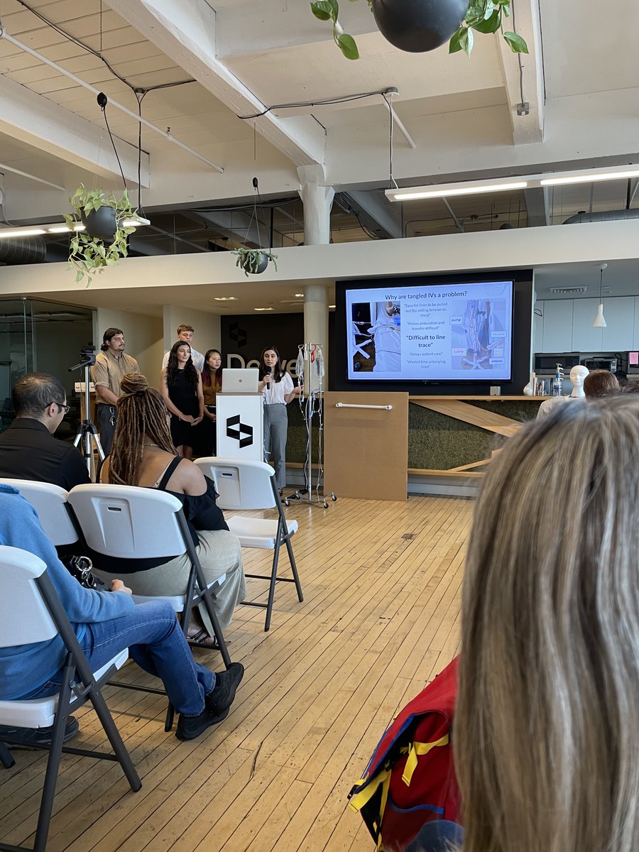 I teamed up with industrial design and engineering students to design a patent-pending product, LineUp, that helps nurses organize and shorten IV lines to improve efficiency and patient care. Watch our pitch at the Design Philly Festival here: healthdesignlab.com/jeffsolves