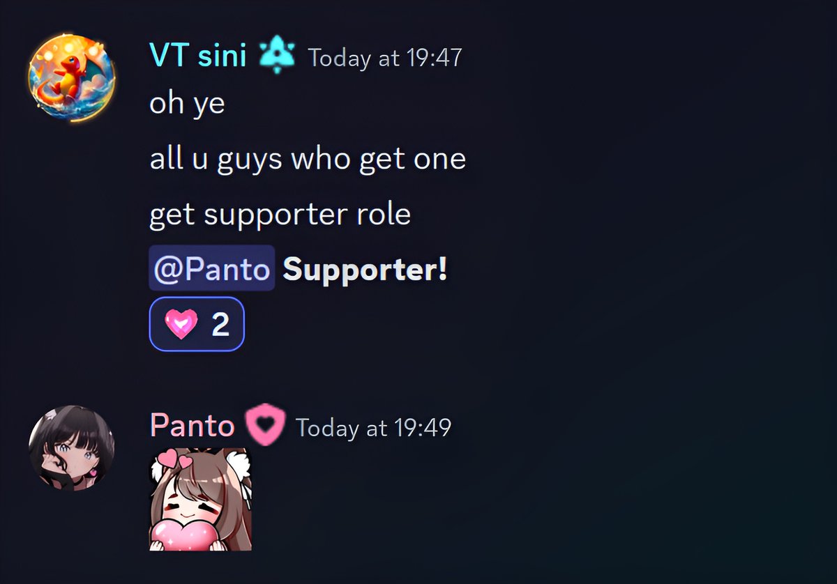 forgot to mention anyone who gets a VT ryuupad also gets the supporter role on our discord server!!

dm voltmail with proof, and u get the role 💜