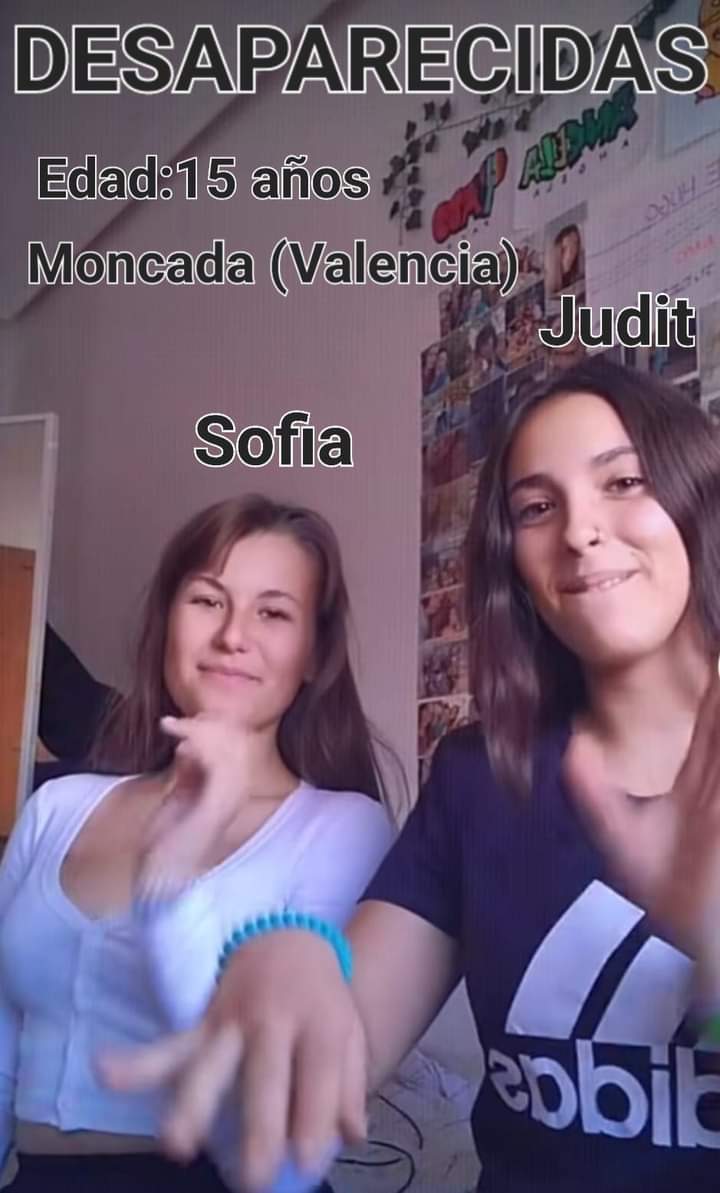 AytoMoncada's tweet image. URGENTE ‼️‼️
Menores desaparecidas en Moncada. Cualquier información contacten a 645348377 / 722388405 / 112 / 062
Se ruega compartir.