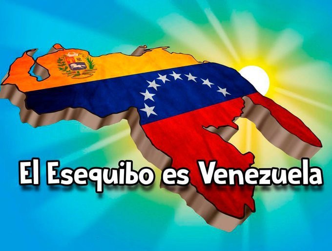 ETIQUETA DEL DÍA: 🇻🇪👊 #DerechoSoberano ¡La Guayana Esequiba es de Venezuela!