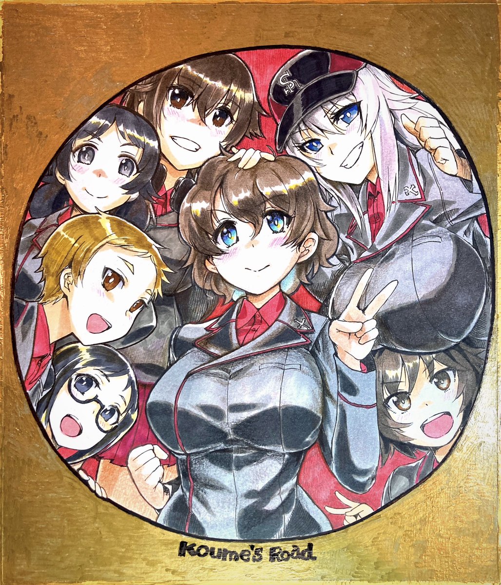 赤星小梅 ,逸見エリカ 「」|なべゆ@C102(土)東34a🧊のイラスト