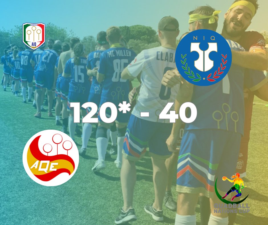 La Spagna vince la #QuadballNationsCup. Un applauso per la nostra Nazionale che comunque porta a casa l'argento 🥈

#ForzaAzzurri #italiaquidditch #quidditch #TeamItaly #theqnationscup