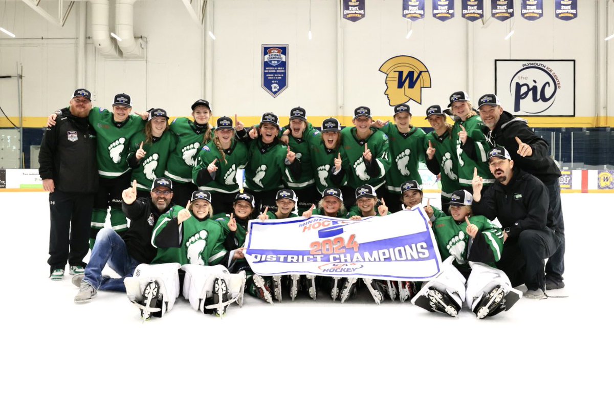 MinnHockeyHP's tweet photo. Girls 14U Tier 1

The Green Giants are the 2024 MN District Champions with a 3-1 win over the defending National Champion Walleye and will represent MN at Nationals in Tampa next spring. It was everything you want a deciding game to be. The  gwg was scored with 26 seconds left. https://t.co/qhfhZtciQl
