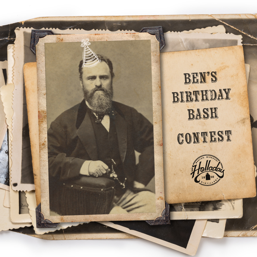 Answer questions about Ben Holladay &amp; Bourbon and be entered to win $1856. New questions every day through Ben's birthday on October 14!  @holladay1856
Enter here: bit.ly/BensBirthdayBa… 
#bourbon #bensbirthdaybash 🥃