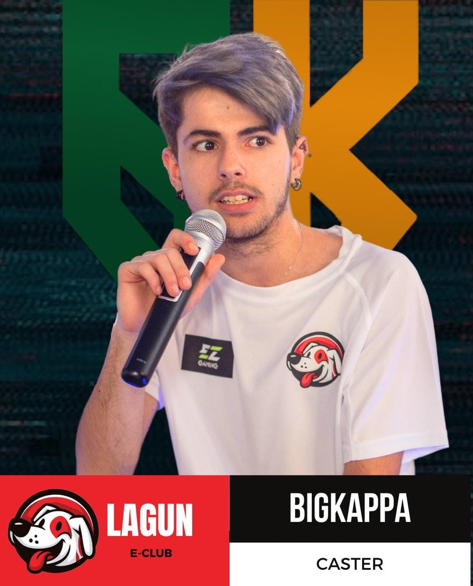 [CAS] <a href="/BigKappa_/">Big Kappa</a> es un caster de E-sport vasco que nos acompañará durante los días 14 y 15 casteando los diversos torneos que organizará con su equipo <a href="/Lagun_Eclub/">Lagun E-Club</a>: LOL 1 vs 1, Mario Kart 8 Deluxe y FC24.