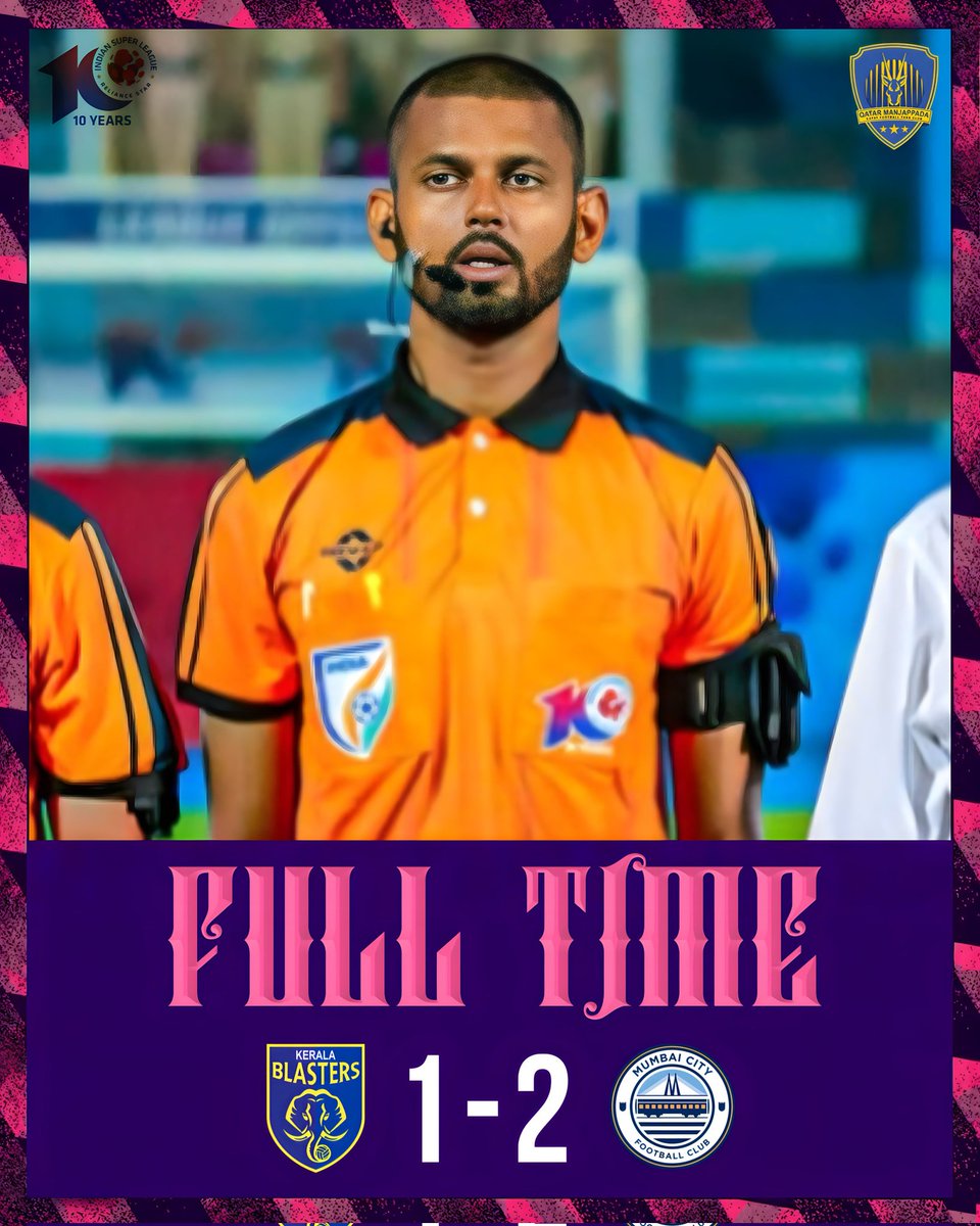 'CIRCUS OF BAFFLING CALLS AND MISSED FOULS! '

📣 We deserve better officiating! Let's demand fairness in the game we love! ⚖️🙏 

@MumbaiCityFC Welcome To Kochi 

#FairPlayMatters   #കേരളബ്ലാസ്റ്റേഴ്‌സ് #KBFC #yennumyellow #keralablasters #qatarmanjappada #keralablastersfans